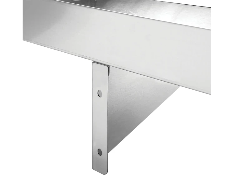 PÓŁKA WISZĄCA Z RANTEM POJEDYNCZA 1500X300X180MM