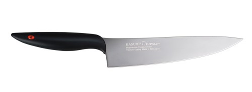 Nóż szefa kuchni, 20 cm, kuty, grafit, Titanium