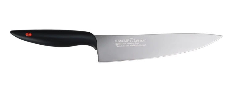 Nóż szefa kuchni, 20 cm, kuty, grafit, Titanium