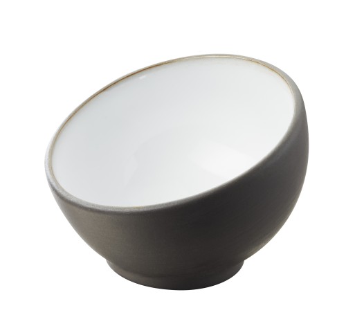 Miseczka, 40 ml, czarno-biała, Solid