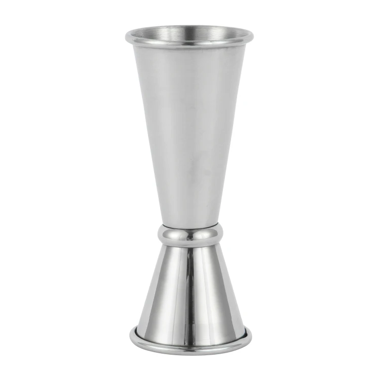 Miarka barmańska, japońska, 20-40 ml, srebrna