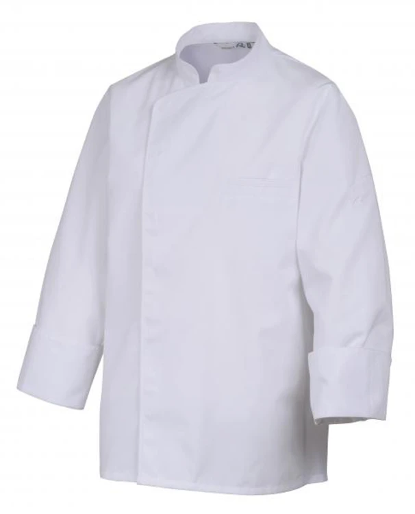 Bluza kucharska, dł.rękaw, biała lam., XL, Energy