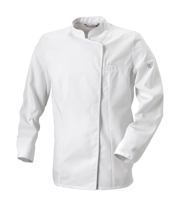 Bluza kuch., dł. ręk., biała lam., M, Expression