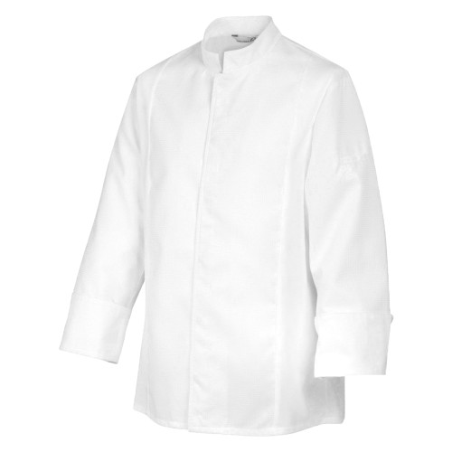 Bluza kucharska, dł. ręk., biała, L, Siaka