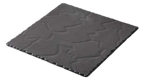 Talerz płaski, 30x30 cm, Basalt