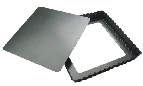 Forma cukiernicza, 23x23x2,7 cm, wyjmowane dno