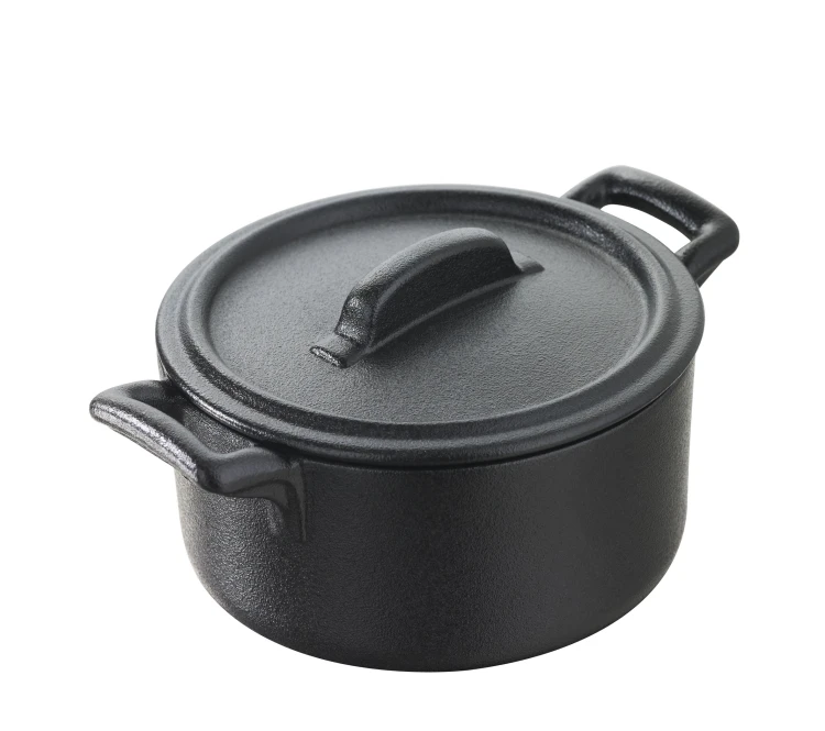 Naczynie, 200 ml z pokrywką, Belle Cuisine Noir