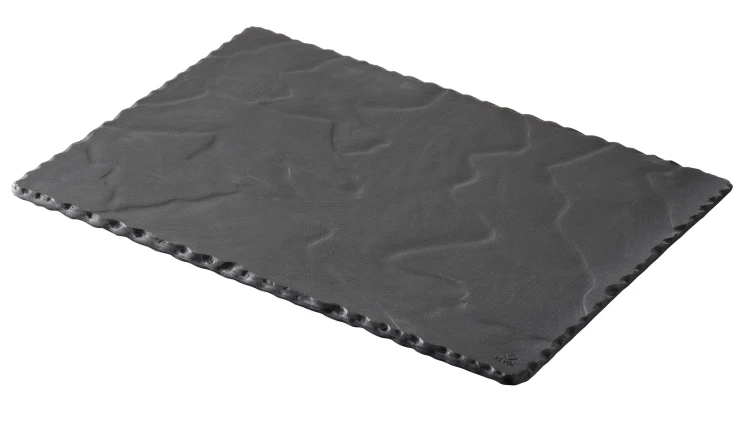 Talerz płaski, 30x20 cm, Basalt