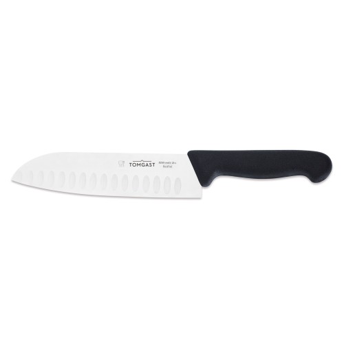 Nóż Santoku, 18 cm, szlif kulowy