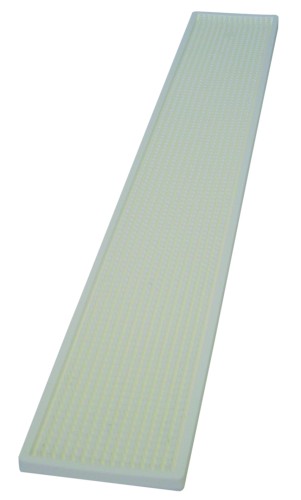 Mata barmańska, 70x10 cm, biała