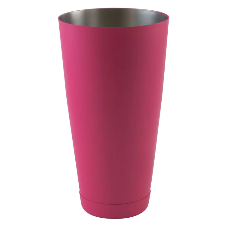 Shaker bostoński, 800 ml, obciążony, różowy