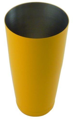 Shaker bostoński - obciążony 0,8l żółty