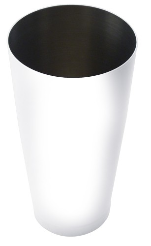 Shaker bostoński - obciążony 0,8l biały