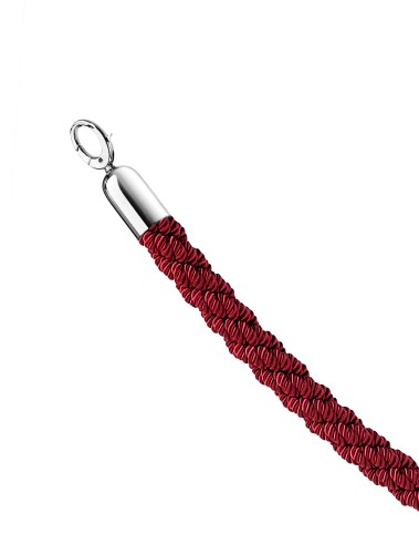 Sznur do stojaka, 150 cm, pleciony, czerwony
