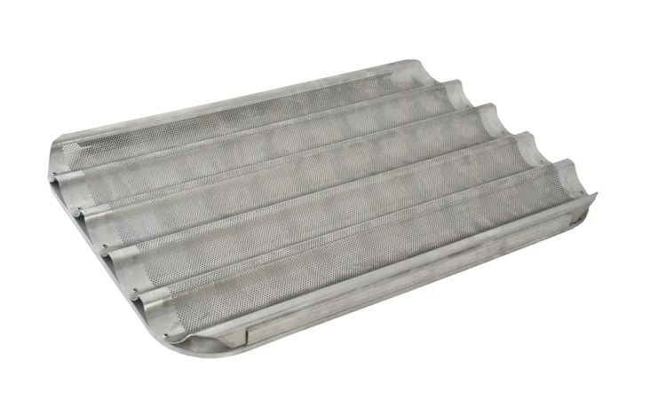 Blacha do bagietek, 40x60, perforowana, aluminiowa