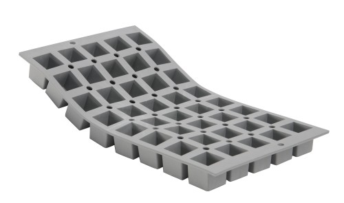 Forma do 40 mini kostkek, Elastomoule