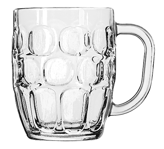 Kufel, 570 ml, Dimple Stein