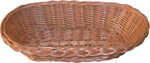 Koszyk owalny, 28x20x6, beżowy