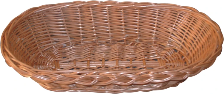 Koszyk owalny, 28x20x6, beżowy