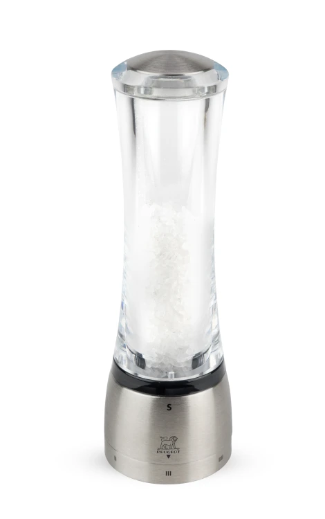 Młynek do soli, 21 cm, akryl/stal, Daman