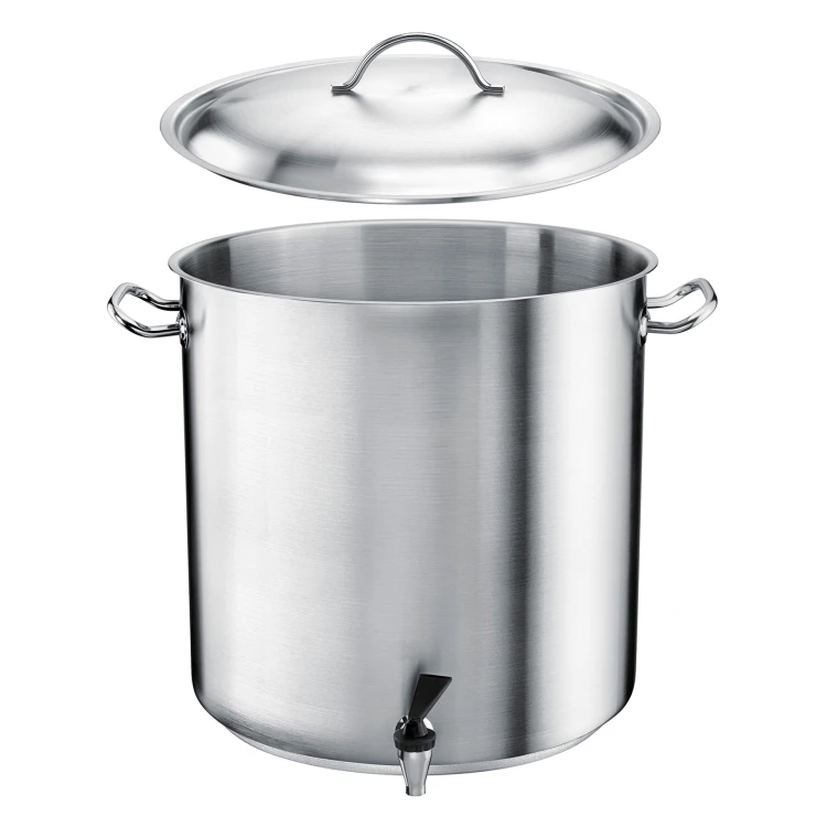 Garnek z kranem i pokrywką, 50 l