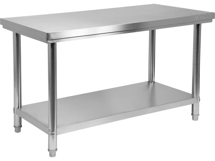 STÓŁ CENTRALNY SKŁADANY Z PÓŁKĄ 1600×600×H850