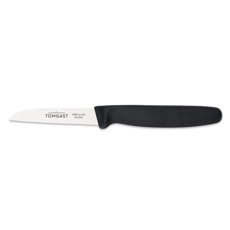 Nóż do warzyw, 8 cm, czarny