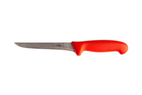 Nóż do trybowania, 16 cm, czerwony