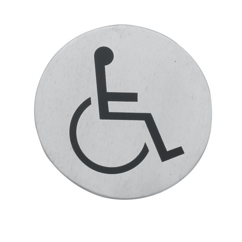 Tabliczka WC osób ze specjalny. potrzebami, 7,5 cm
