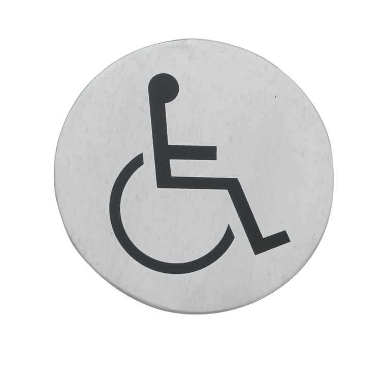 Tabliczka WC osób ze specjalny. potrzebami, 7,5 cm