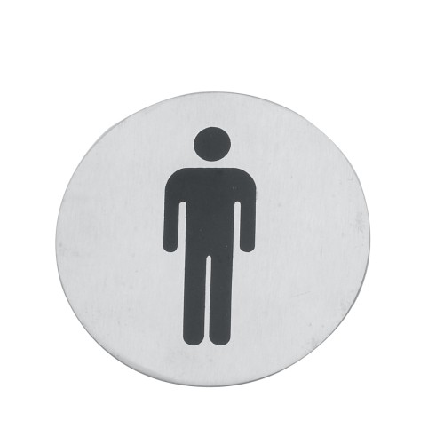 Tabliczka WC dla Mężczyzn, 7,5 cm