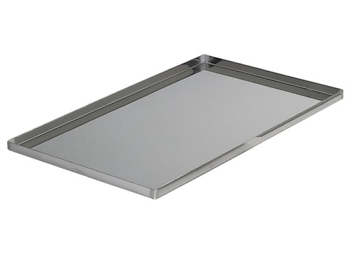 Blacha do pieczenia, 60x40 cm, 4 ranty, stal nier.