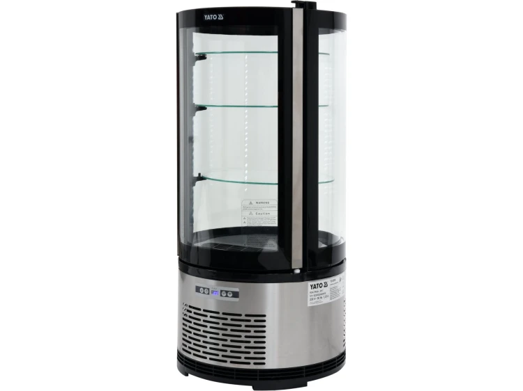 WITRYNA CHŁODNICZA 100L 48X48X103 CZARNA