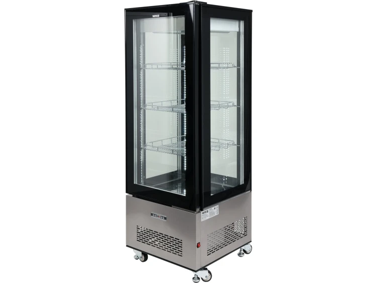 WITRYNA CHŁODNICZA 400L 65X65X190 CZARNA