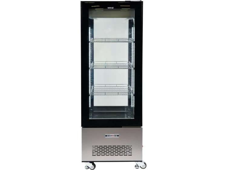 WITRYNA CHŁODNICZA 400L 65X65X190 CZARNA