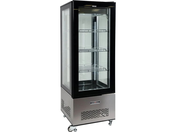 WITRYNA CHŁODNICZA 400L 65X65X190 CZARNA
