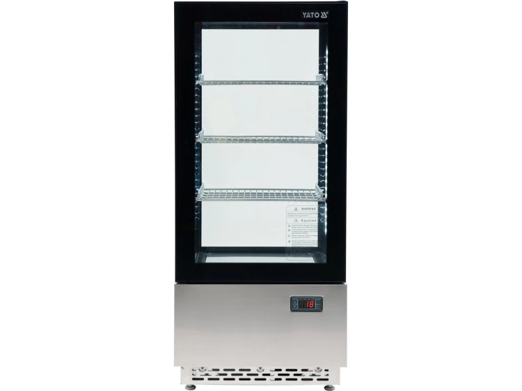 WITRYNA CHŁODNICZA 78L 43X39X98 CZARNA