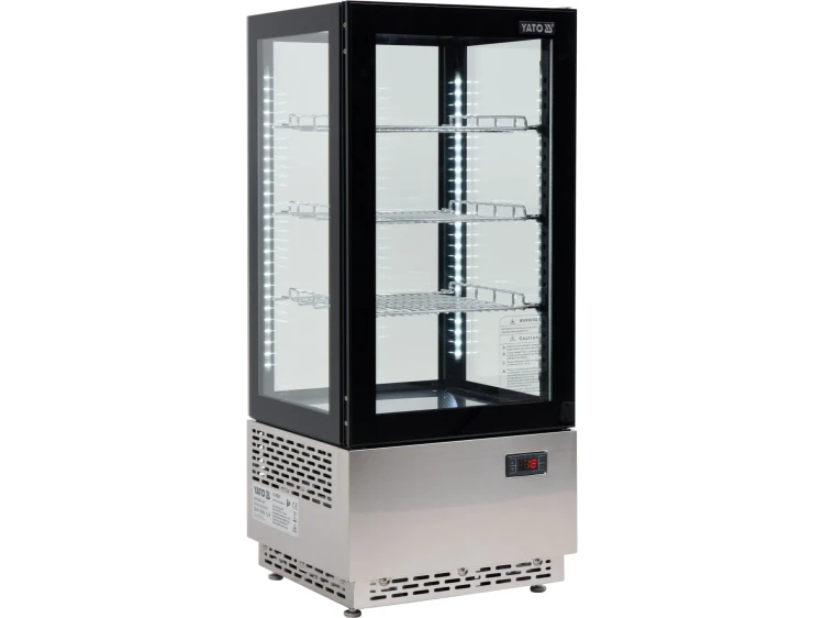 WITRYNA CHŁODNICZA 78L 43X39X98 CZARNA
