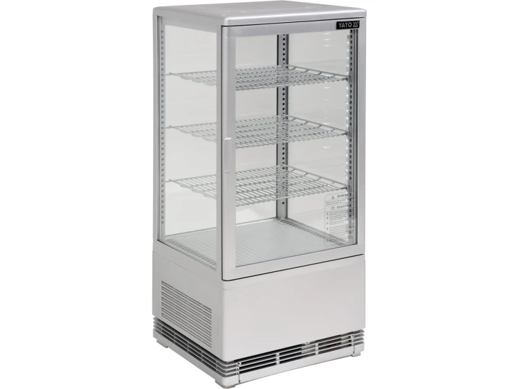 WITRYNA CHŁODNICZA 78L 42X38X96 SREBRNA