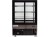 WITRYNA CHŁODNICZA 500L 90X80X144 CZARNA