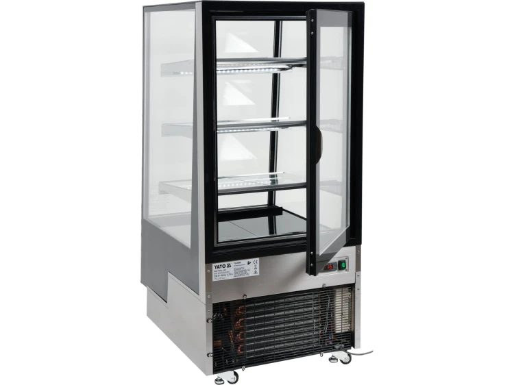 WITRYNA CHŁODNICZA 350L 65X80X144 CZARNA
