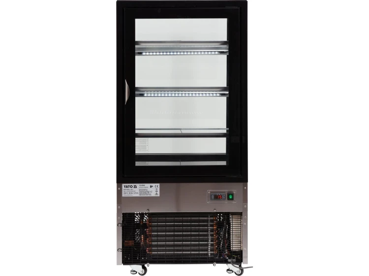 WITRYNA CHŁODNICZA 350L 65X80X144 CZARNA