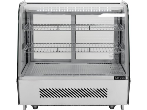 WITRYNA CHŁODNICZA 120L 70,2X56,8X68,6 SREBRNA