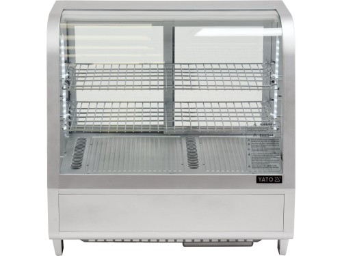 WITRYNA CHŁODNICZA 100L 68X45X67 SREBRNA
