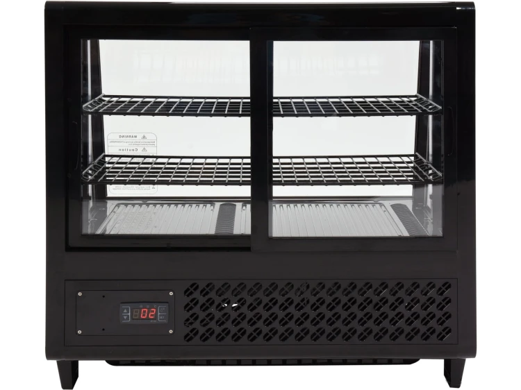 WITRYNA CHŁODNICZA 100L 68X45X67 CZARNA