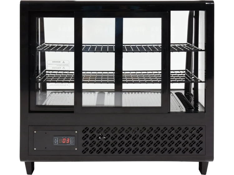 WITRYNA CHŁODNICZA 100L 68X45X67 CZARNA