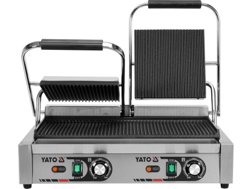 PODWÓJNY GRILL KONTAKTOWY RYFLOWANY 58CM, 3,6KW