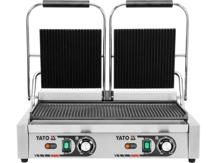 PODWÓJNY GRILL KONTAKTOWY RYFLOWANY 58CM, 3,6KW