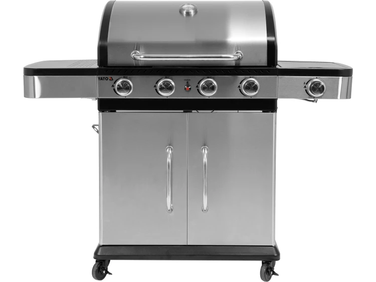 GRILL GAZOWY 4+1 STAL NIERDZEWNA 14,2KW