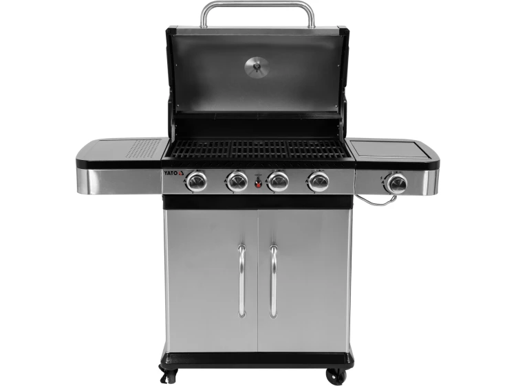 GRILL GAZOWY 4+1 STAL NIERDZEWNA 14,2KW